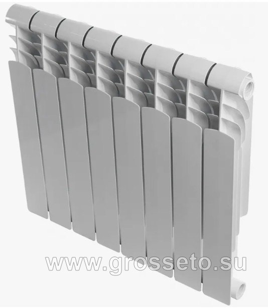Радиатор алюминиевый 500/100 8 сек Grosseto